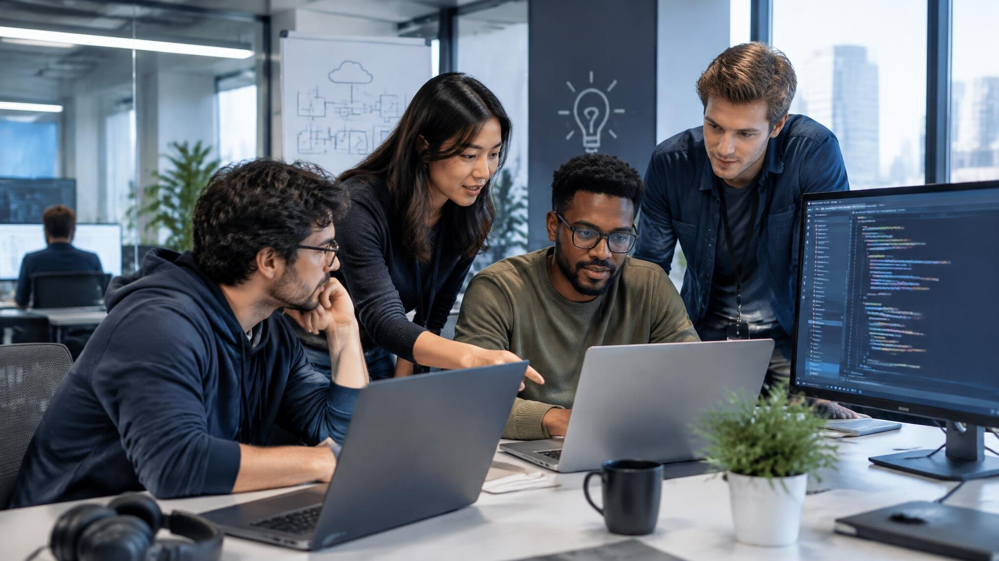modern corporate programming team