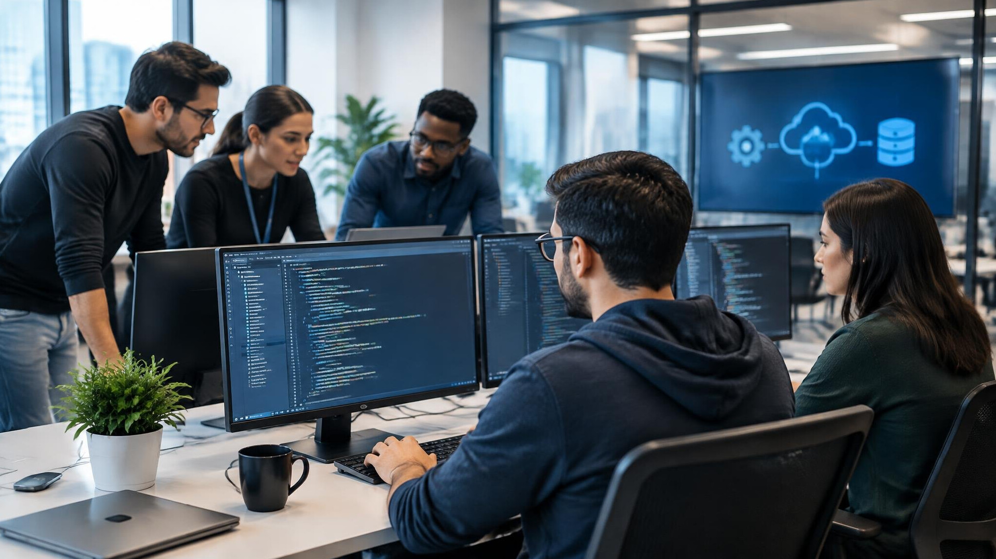 corporate programming team